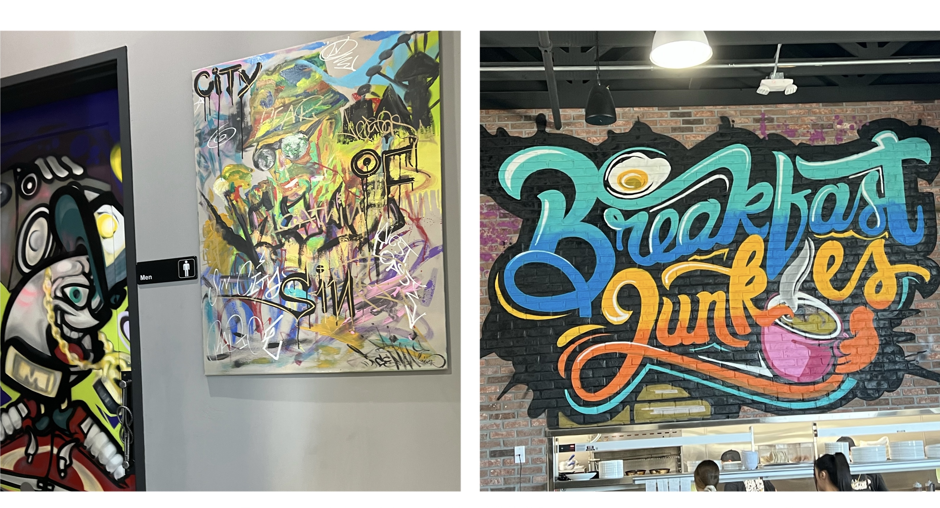 Breakfast Junkies Graffiti Top